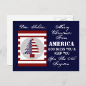 神は貴様を兵士のクリスマスカードとして祝福する シーズンポストカード (正面/裏面)