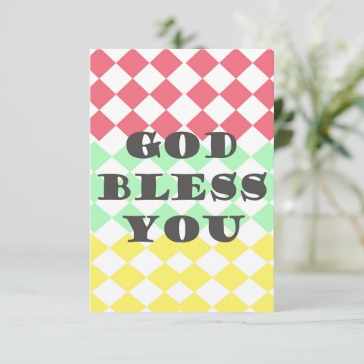 神は賛美します カード (スタンド正面)