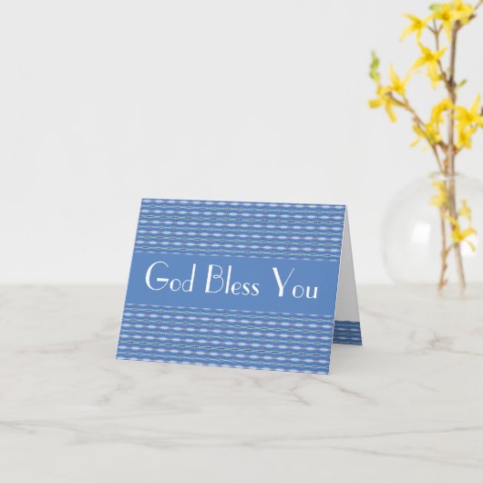 神は賛美します カード (黄色い花)