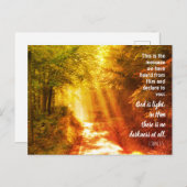 神は軽い、キリスト教カスタムポストカード ポストカード (正面/裏面)