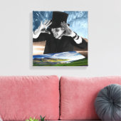 神は遊の キャンバスプリント (インサイチュ (リビング))