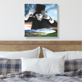 神は遊の キャンバスプリント (インサイチュ (寝室))