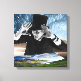 神は遊の キャンバスプリント