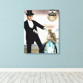 神は遊キャンバス版 キャンバスプリント (インサイチュ (ウッドフロア))