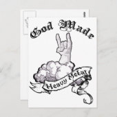 神は重金属を作った ポストカード (正面/裏面)