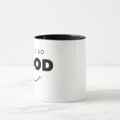 神は非常に良い神マグカップ、信仰マグカップ、クリスチャンマグカップ マグカップ (中央)