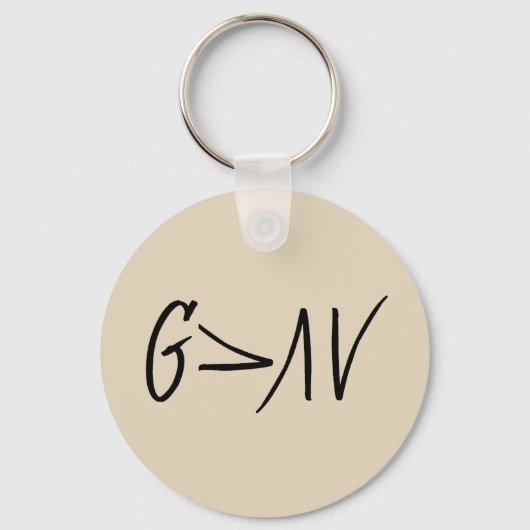 神は高いと低いキーチェーンよりも キーホルダー (正面)