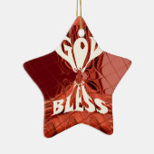 神は黄金のケニヤHakuna Matata Giraffe セラミックオーナメント (右)