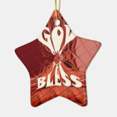 神は黄金のケニヤHakuna Matata Giraffe セラミックオーナメント (左)