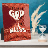 神は黄金のケニヤHakuna Matata Giraffe フォトプラーク (側面)