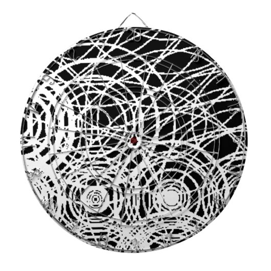 神は黒い水に触れる ダーツボード (正面)
