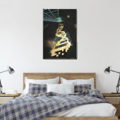 神は2014年の遊サイコロではない キャンバスプリント (インサイチュ (寝室))