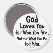 「神は、あなたがたのために愛する」 マグネット (正面/裏面)