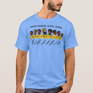 神は、あなたがアフリカ系アメリカ人の黒い歴史モーメントと言う Tシャツ