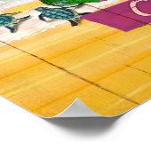 神は、あなた方は亀だと言う ポスター (角)