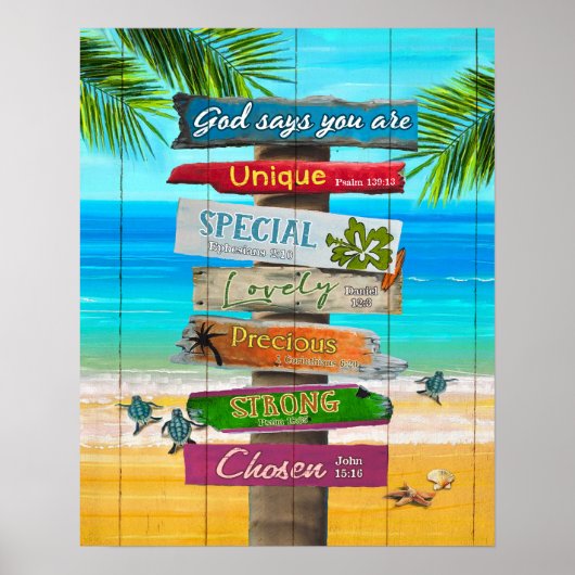 神は、あなた方は亀だと言う ポスター (正面)