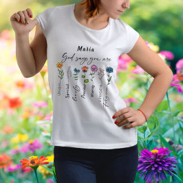 神は、あなた方は十分なクリスチャンだと言う Tシャツ