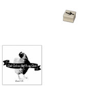 神は、それが良いのを見た。バイブル・チキン ラバースタンプ (押印)