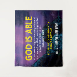 神は、わたしたちが思いも及ばない、計り知れないことをなすことがおできになる方です。 タペストリー