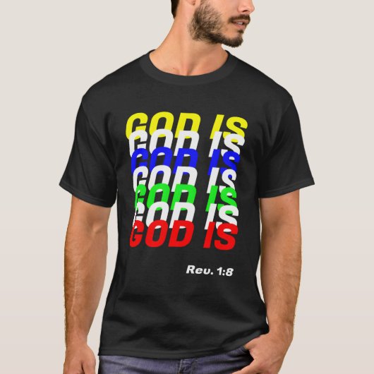 神は – 第1章8節2 Tシャツ (正面)