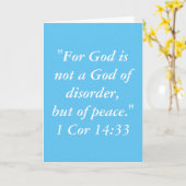 「神は」聖なる書物、 経典グリーティングカード カード (黄色い花)