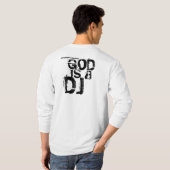 神はDJ IIです Tシャツ (裏面フル)