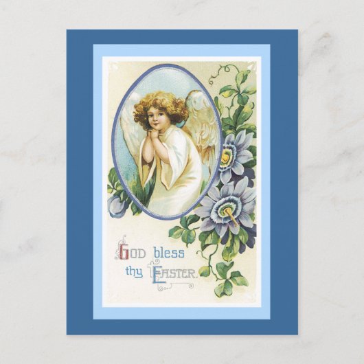 神はThyイースターを賛美します シーズンポストカード (正面)