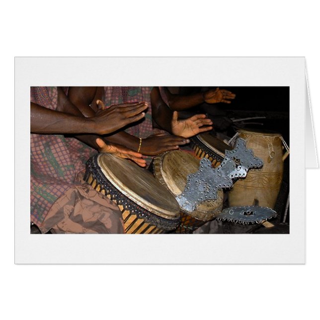 神へのドラムハートへの手 (正面横)