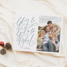 神へのバジェット栄光クリスマスホリデー写真