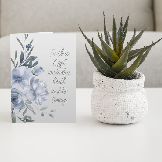 神への信仰のカスタム文字 カード