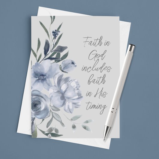 神への信仰のカスタム文字 カード