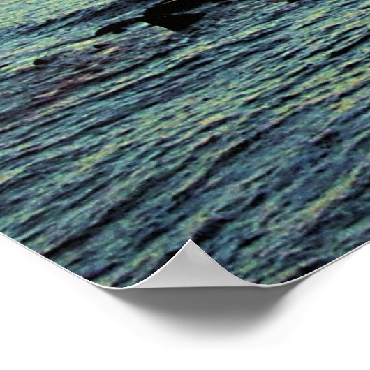 神への信仰エレミヤ29:11聖書の聖句の日の出 ポスター (角)