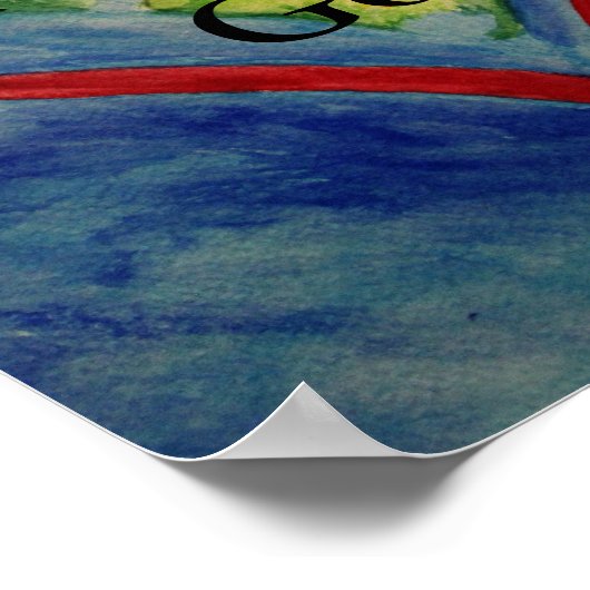 神への信仰 ポスター (角)