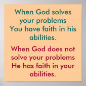 神への信仰 ポスター (正面)