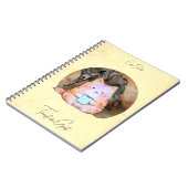 神への信頼 – カスタムNotebook Cat Coffee Wolf ノートブック (左側)