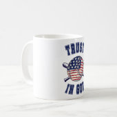 神への信頼 コーヒーマグカップ (正面左)