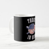 神への信頼 コーヒーマグカップ (正面左)