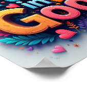 神への信頼 ポスター (角)