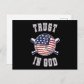 神への信頼 ポストカード (正面/裏面)