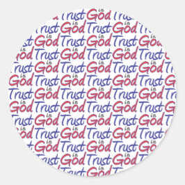 神への信頼 ラウンドシール