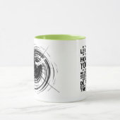 神への愛についての美しい瑠美の詩とマグカップ マグカップ (中央)