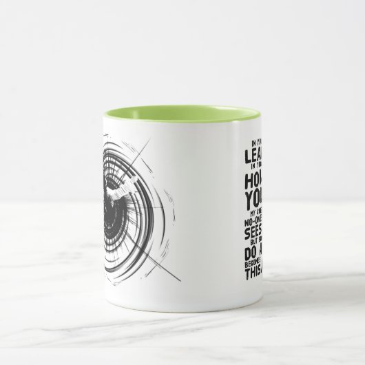 神への愛についての美しい瑠美の詩とマグカップ マグカップ (中央)