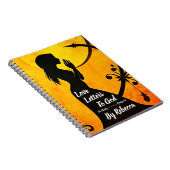 神への愛の手紙 – カスタム祈りの言葉雑誌 ノートブック (右側)