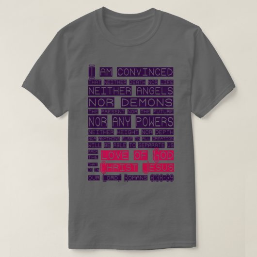 神への愛 Tシャツ (デザイン正面)