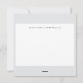 神への栄光のモダン聖なる書物、 経典シンプルクリスマス シーズンカード (裏面)