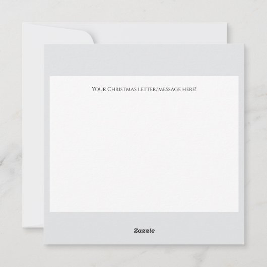 神への栄光のモダン聖なる書物、 経典シンプルクリスマス シーズンカード (裏面)