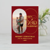 神への栄光の宗教クリスチャン2写真スクリプト 箔シーズンカード (立ち正面)