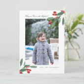 神への栄光の緑の葉と果実の写真 シーズンカード (スタンド正面)