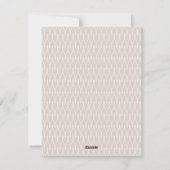 神への栄光アーチモダンタイポグラフィクリスマス シーズンカード (裏面)