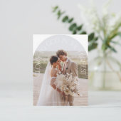 神への栄光アーチモダンタイポグラフィクリスマス シーズンカード (スタンド正面)